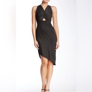 NWT Women's Free People Bodycon Cut Out Open Back Party Dress Small Asymmetrical